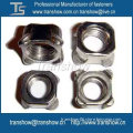 DIN929 Square weld nut and hex weld nut